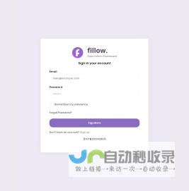 Fillow Saas Admin Dashboard